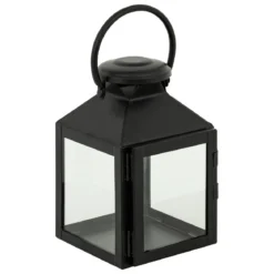 LANTERNE METAL WINY NOIR H.17CM