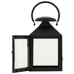 LANTERNE METAL WINY NOIR H.17CM