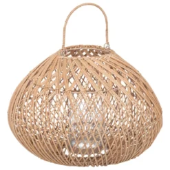 LANTERNE ROTIN LOUR H.27CM