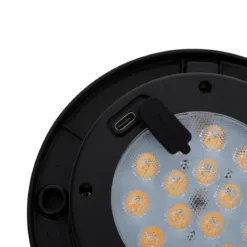 LANTERNE SOLAIRE CORDE LINY RECHARGEABLE USBC ARGILE H.36CM