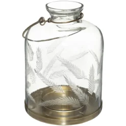 LANTERNE VERRE CISELE WONDERLY H.17CM