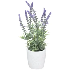 LAVANDE POT CIMENT H.36CM