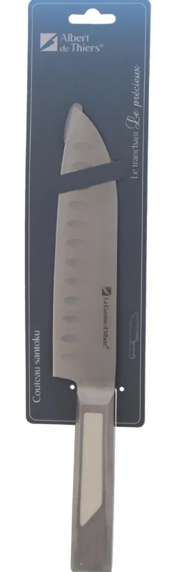 LE PRECIEUX COUTEAU SANTOKU 17CM SUR CARTE