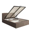 LIT FARESE 160X200CM TAUPE ET SOMMIER TILIA 17