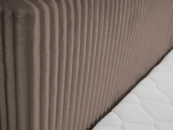 LIT FARESE 160X200CM TAUPE ET SOMMIER TILIA 17