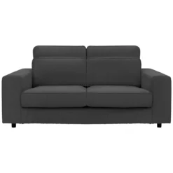 LIVIA CANAPE 2 PLACES GRIS FONCE POSO 34