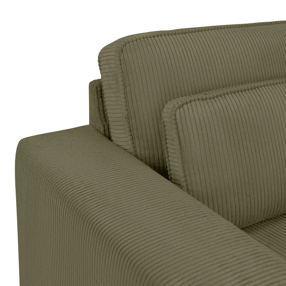LIVIA CANAPE 2 PLACES KAKI LINCOLN 37