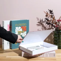 LIVRE RANGEMENT DECO BEAUTY ET FLOWERS 33X25CM