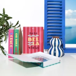 LIVRE RANGEMENT DECO DOLCE VITA 22X17CM