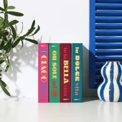 LIVRE RANGEMENT DECO DOLCE VITA 22X17CM