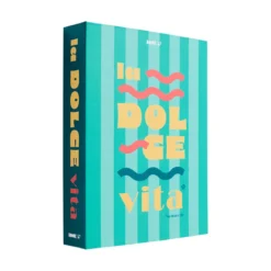 LIVRE RANGEMENT DECO DOLCE VITA 22X17CM
