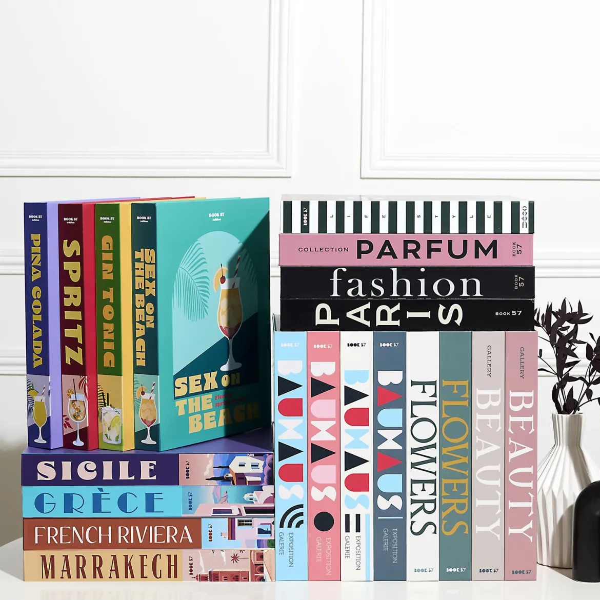 LIVRE RANGEMENT DECO PARIS LIFESTYLE 33X25CM