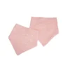 LOT 2 BAVOIRS BANDANA GAZE DE COTON 16X41CM ROSE