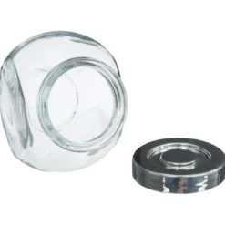 LOT 4 BOCAUX A EPICES 0.2L VERRE COUVERCLE INOX