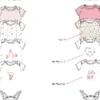 LOT 4 BODIES MANCHES COURTES 3 A 23 MOIS