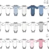 LOT 7 BODIES MANCHES LONGUES 3 A 23 MOIS