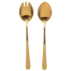LOT 2 COUVERTS A SALADE GOLD