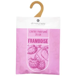 LOT DE 3 CINTRES PARFUMES FRAMBOISE 25G