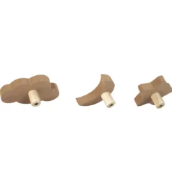 LOT DE 3 PATERES LUNE NUAGE ET ETOILE