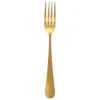 LOT 4 FOURCHETTES GOLD INOX OR