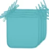 LOT 4 GALETTES CHAISE HAWAI AQUA