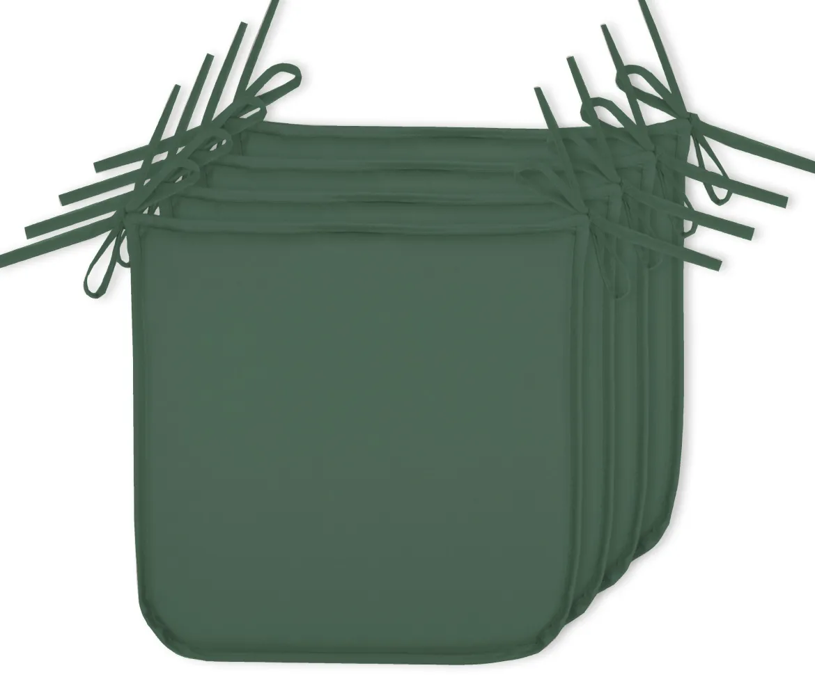LOT 4 GALETTES CHAISE HAWAI VERT 38X38CM
