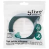 LOT 6 JOINTS JARRO SILICONE TAILLE S