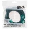 LOT 5 JOINTS JARRO SILICONE TAILLE L