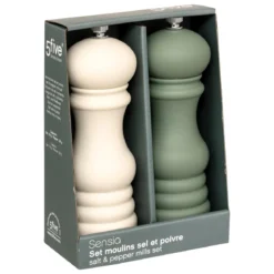 LOT 2 MOULINS SENSIA H.14.5CM