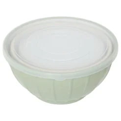 LOT 3 SALADIERS PLASTIQUE AVEC COUVERCLE