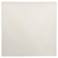 LOT 4 SERVIETTES JOY BRODE BLANC 40X40CM
