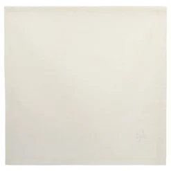 LOT 4 SERVIETTES JOY BRODE BLANC 40X40CM