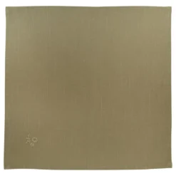 LOT 4 SERVIETTES JOY BRODE KAKI 40X40CM