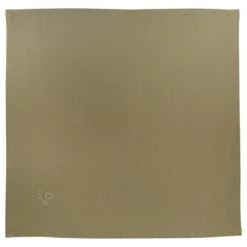 LOT 4 SERVIETTES JOY BRODE KAKI 40X40CM