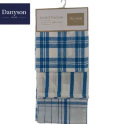 LOT 3 TORCHONS 40X60CM COTON