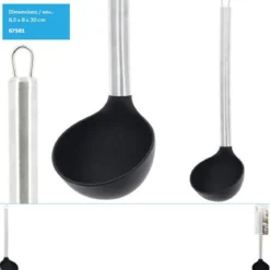 LOUCHE NYLON MANCHE INOX