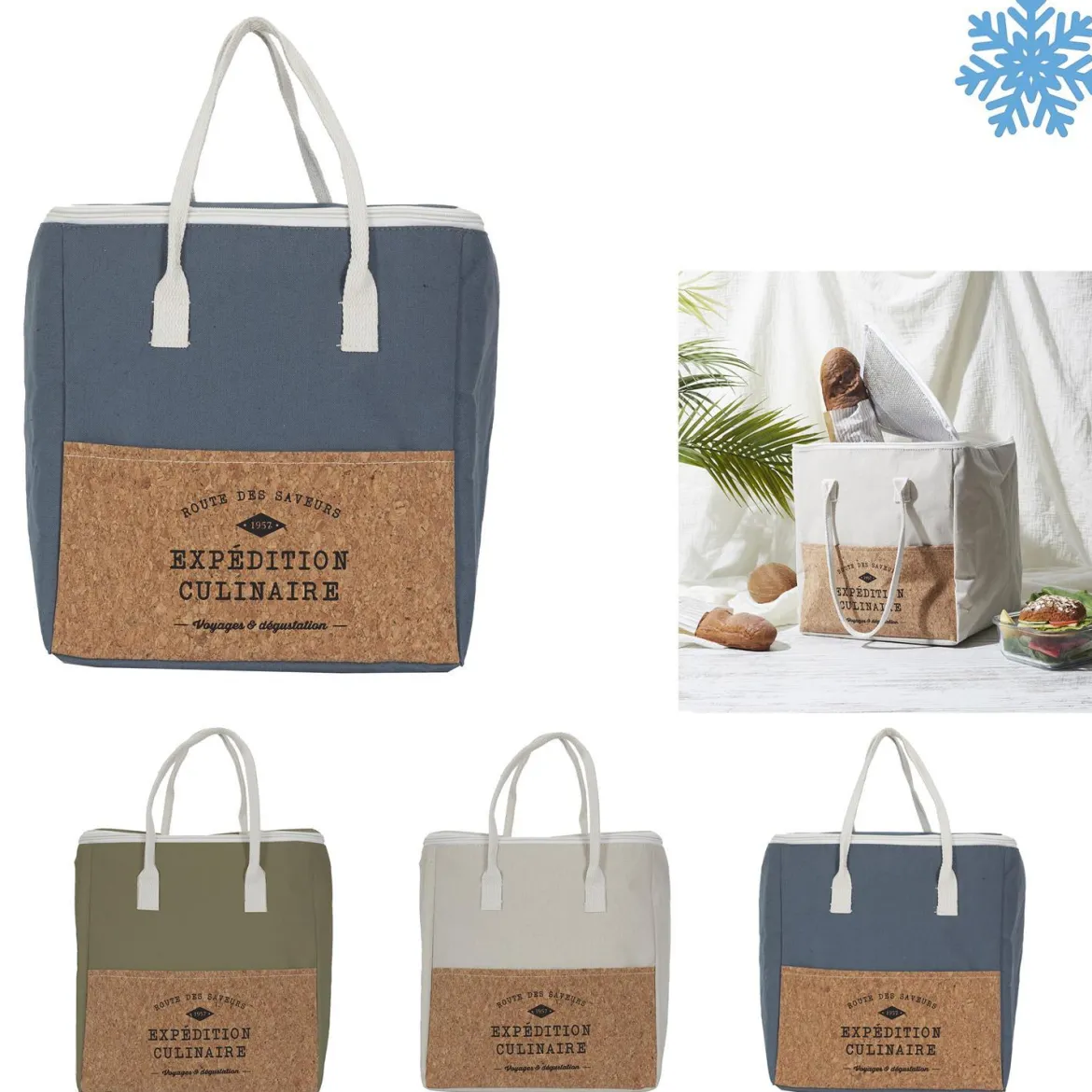 LUNCH BAG FRAICHEUR LIEGE 30X28X28CM 23L
