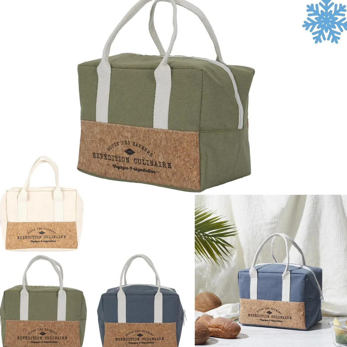 LUNCH BAG FRAICHEUR LIEGE 22X14X16.5CM 5L