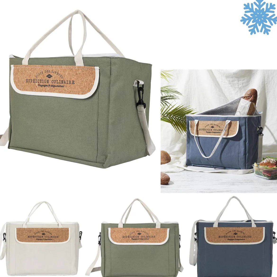 LUNCH BAG FRAICHEUR LIEGE 41X30X24.5CM 30L