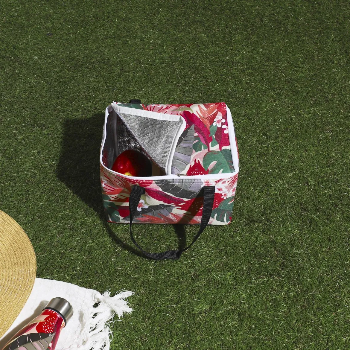 LUNCH BAG TROPICAL 24X18X13.5CM