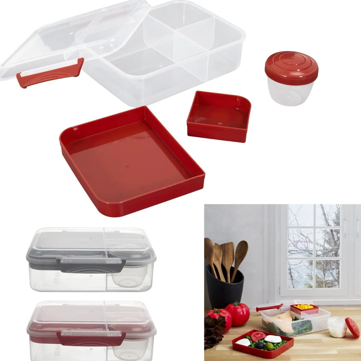 LUNCH BOX COMPARTIMENTEE 1.5L