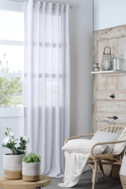 MADRID VOILE 140X260 BLANC