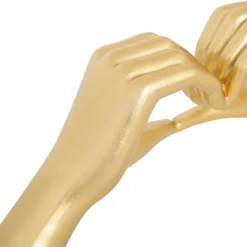 MAINS COEUR DECO AMY LONG RESINE D.31CM
