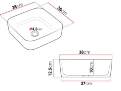 MALAGA SALLE DE BAIN BLANC