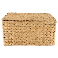MALLE RECTANGLE JACINTHE 35X25X19CM NATUREL