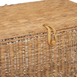MALLE ROTIN CARMEN NATUREL D.58X40.5X33.5CM