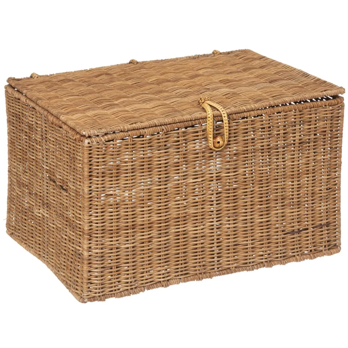 MALLE ROTIN CARMEN NATUREL D.42X30.5X25.5CM