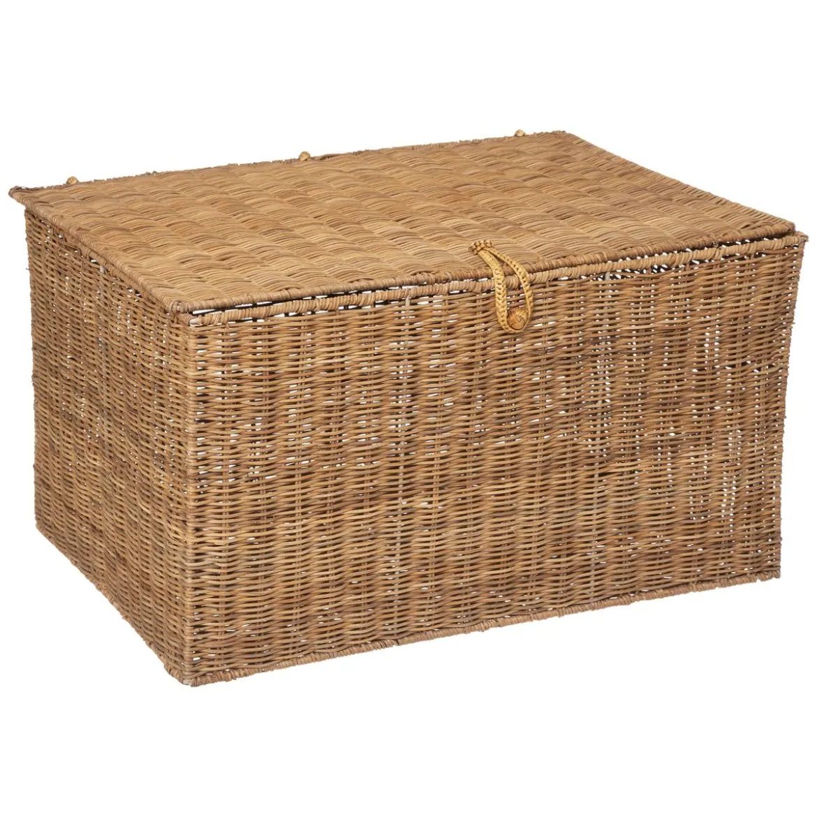 MALLE ROTIN CARMEN NATUREL D.42X30.5X25.5CM