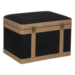 MALLES TISSU NORAH NOIR D.44X31.5X29.5CM
