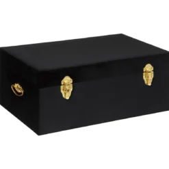 MALLE VELOURS NIGHT NOIR D.49X29X19.5CM